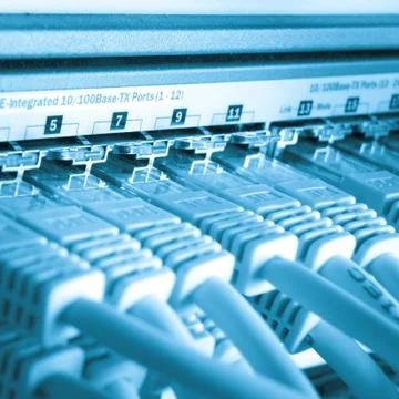 Network cables Stock Photos