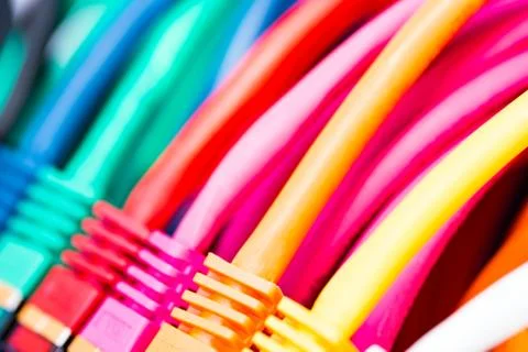 Network Cables Stock Photos