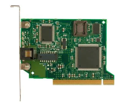 Network card Network card for computer isolated on white background Copyri... 写真素材