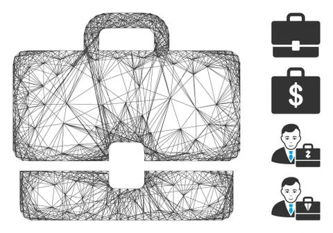 Network Case Vector Mesh Illustration