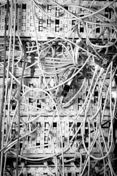 Network center concept Stock Photos