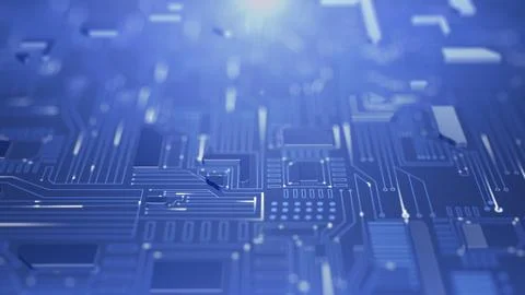 A network of circuit board Illustration