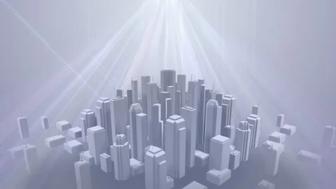 Network city communication technology business CG background Bn3 Stock Footage 284472217