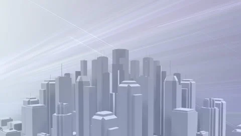 Network city communication technology business CG background Cn3 Stock Footage 284474907