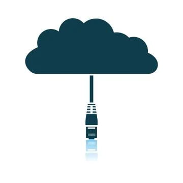 Network Cloud Icon 스톡 일러스트