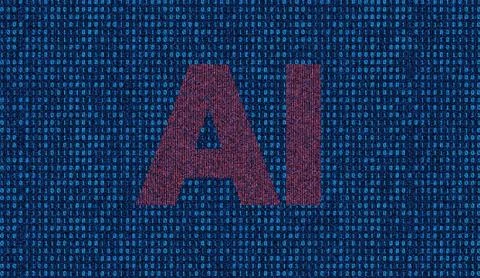 Network code data technology and artificial intelligence Illustrazione stock