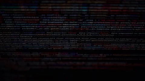 Network code programming technology with encryption software Stock Footage 168275149