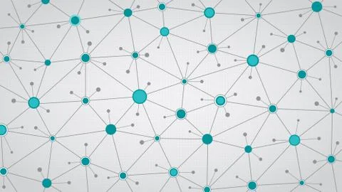 Network color communication background. Illustration abstract social network Stock Illustration