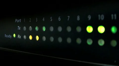 Network / Communication Server Switch Video stock 43091938