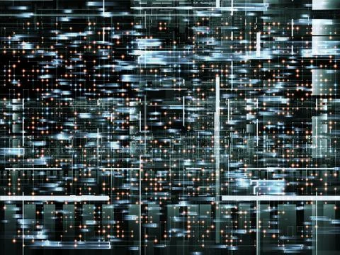 Network Communications Stock Illustration