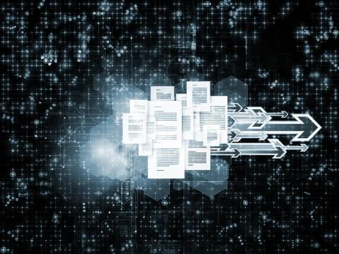 Network Components Ilustración de archivo