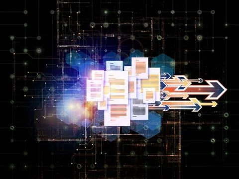 Network Components Ilustración de archivo