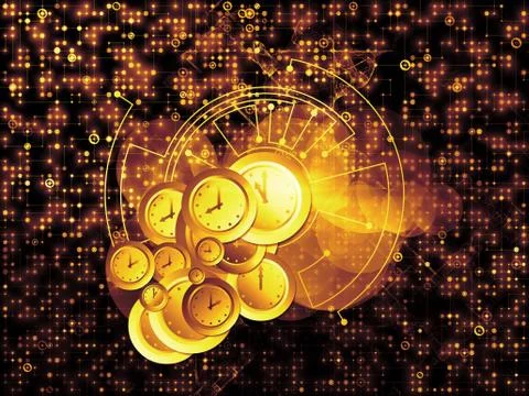 Network Components Stock Illustration