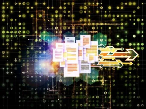 Network Components Ilustración de archivo