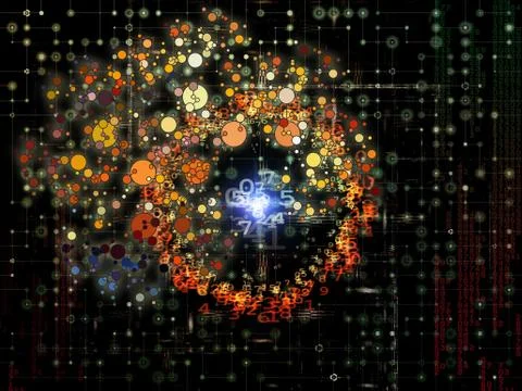 Network Components Illustrazione stock