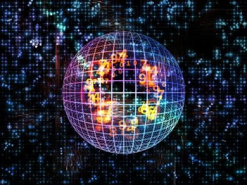 Network Components Illustrazione stock