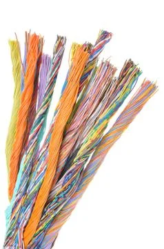 Network computer cables Foto stock