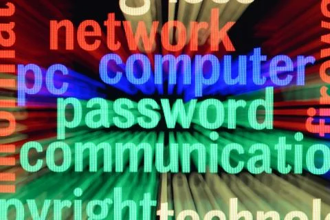 Network computer password 스톡 일러스트
