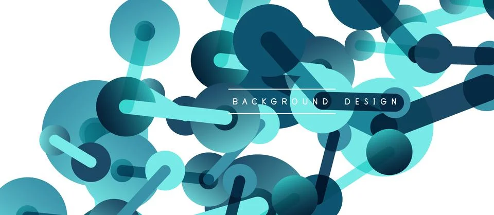 Network concept abstract background. Dots connection. Big data idea. Business Illustrazione stock