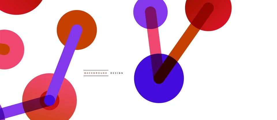 Network concept abstract background. Dots connection. Big data idea. Business Stock Illustration
