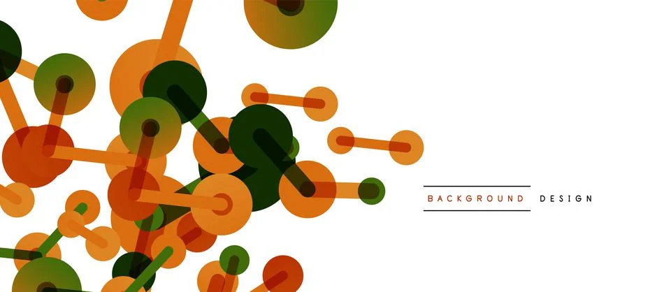 Network concept abstract background. Dots connection. Big data idea. Business Stock Illustration