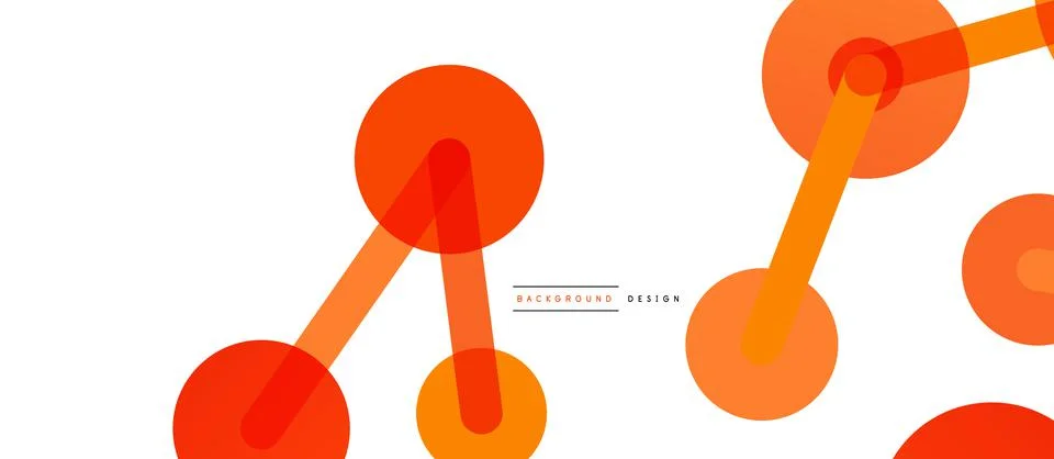 Network concept abstract background. Dots connection. Big data idea. Business Stock Illustration