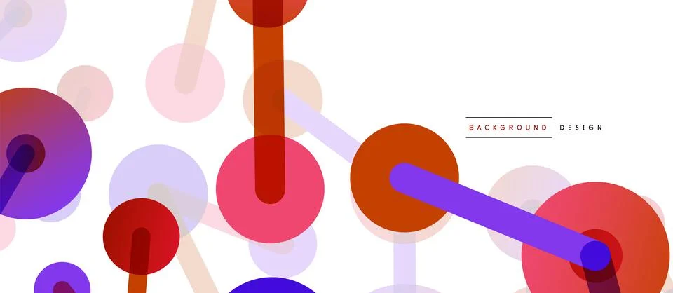 Network concept abstract background. Dots connection. Big data idea. Business Stock Illustration