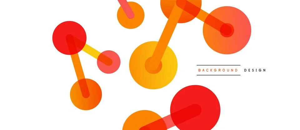 Network concept abstract background. Dots connection. Big data idea. Business Stock Illustration