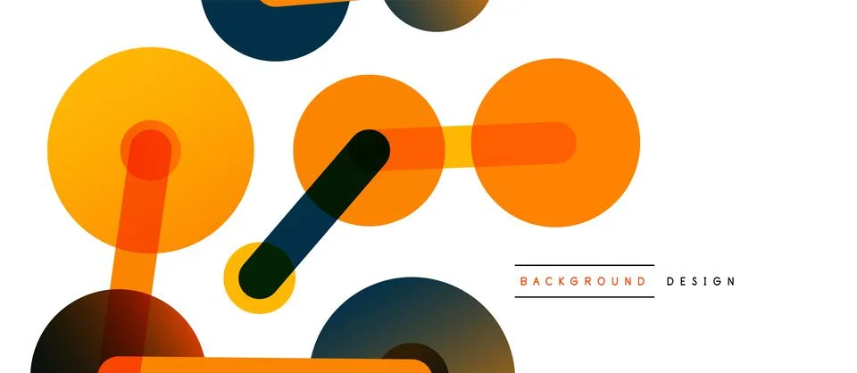 Network concept abstract background. Dots connection. Big data idea. Business Illustrazione stock
