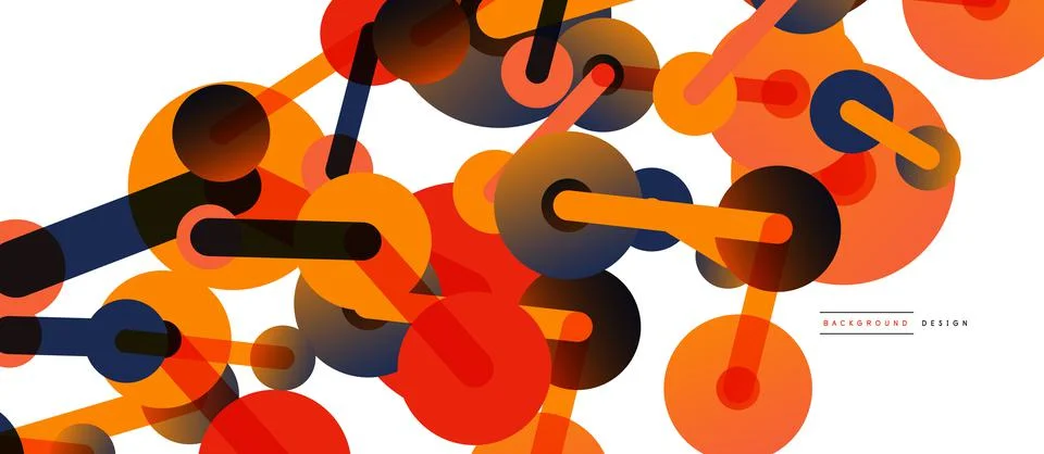 Network concept abstract background. Dots connection. Big data idea. Business 스톡 일러스트