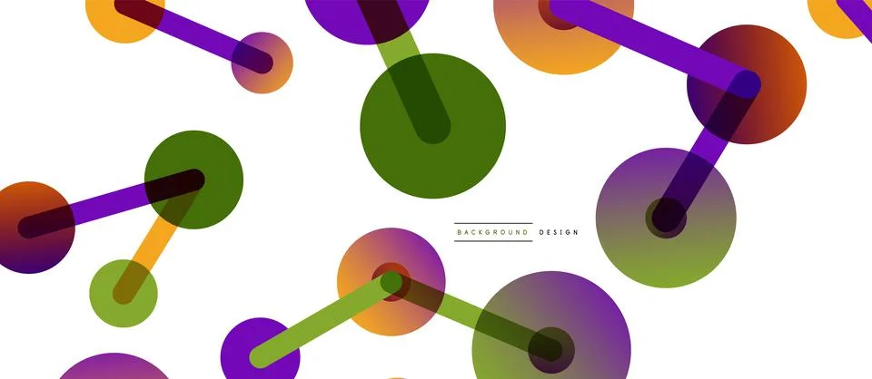 Network concept abstract background. Dots connection. Big data idea. Business Stock Illustration