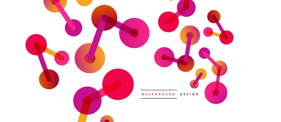 Network concept abstract background. Dots connection. Big data idea. Business イラスト素材