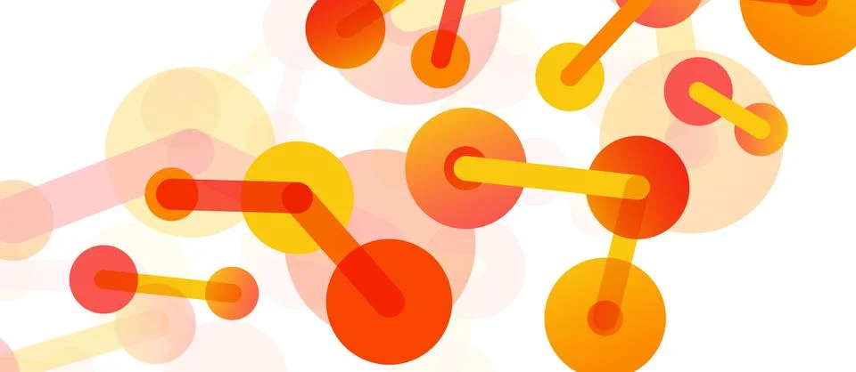 Network concept abstract background. Dots connection. Big data idea. Business Stock Illustration
