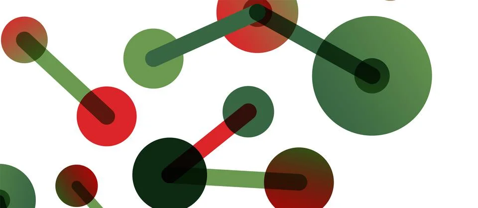 Network concept abstract background. Dots connection. Big data idea. Business Stock Illustration