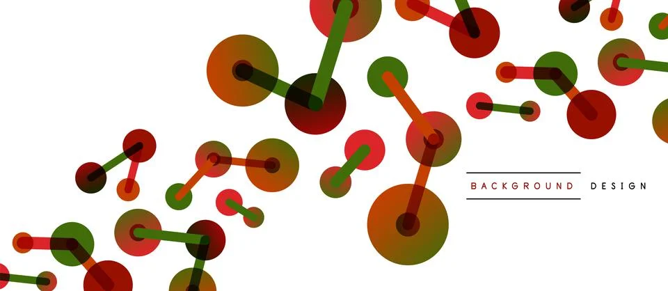 Network concept abstract background. Dots connection. Big data idea. Business Illustrazione stock