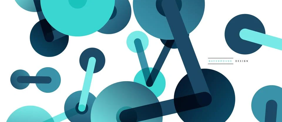 Network concept abstract background. Dots connection. Big data idea. Business 스톡 일러스트