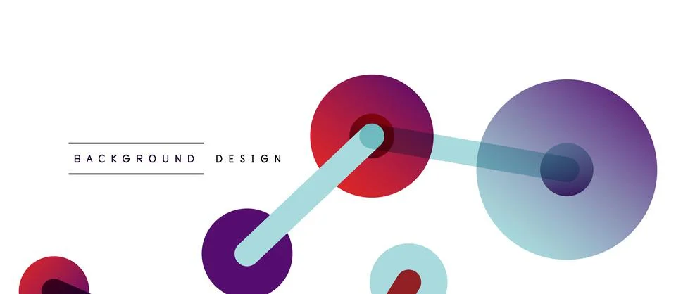 Network concept abstract background. Dots connection. Big data idea. Business Stock Illustration