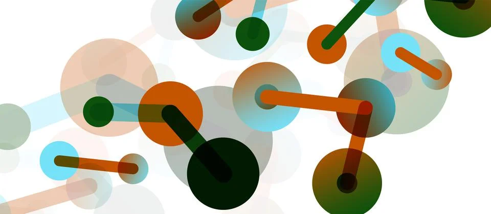 Network concept abstract background. Dots connection. Big data idea. Business 스톡 일러스트