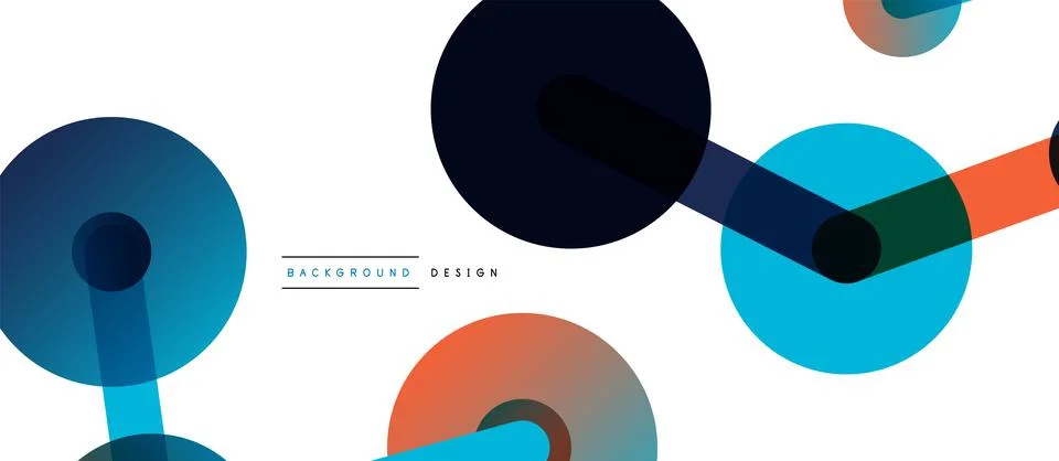 Network concept abstract background. Dots connection. Big data idea. Business Stock Illustration