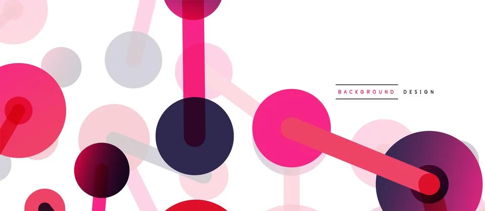 Network concept abstract background. Dots connection. Big data idea. Business 스톡 일러스트