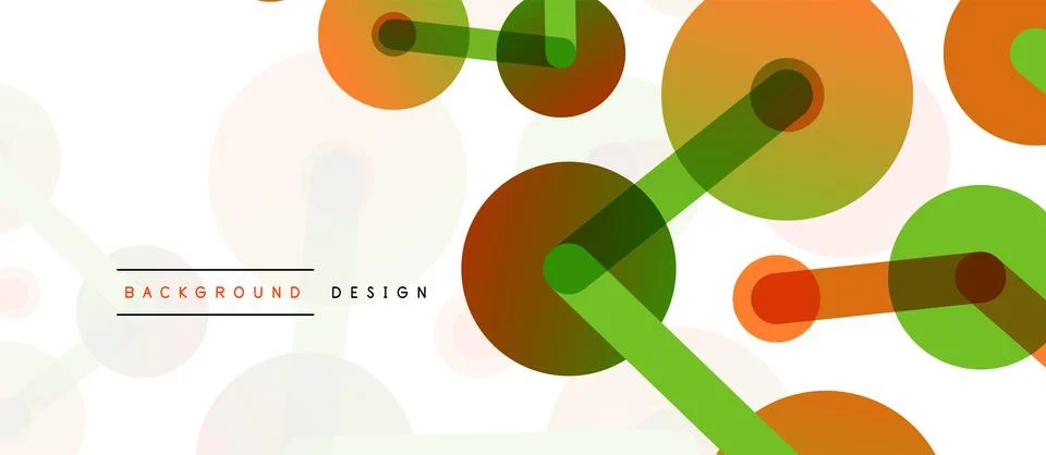 Network concept abstract background. Dots connection. Big data idea. Business Illustrazione stock