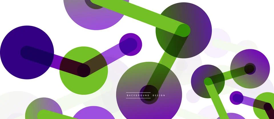 Network concept abstract background. Dots connection. Big data idea. Business Stock Illustration