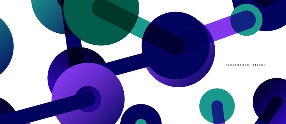 Network concept abstract background. Dots connection. Big data idea. Business Stock Illustration