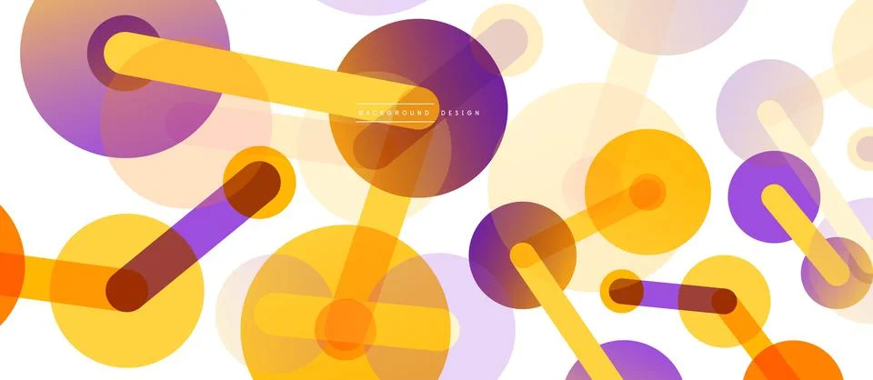 Network concept abstract background. Dots connection. Big data idea. Business Stock Illustration