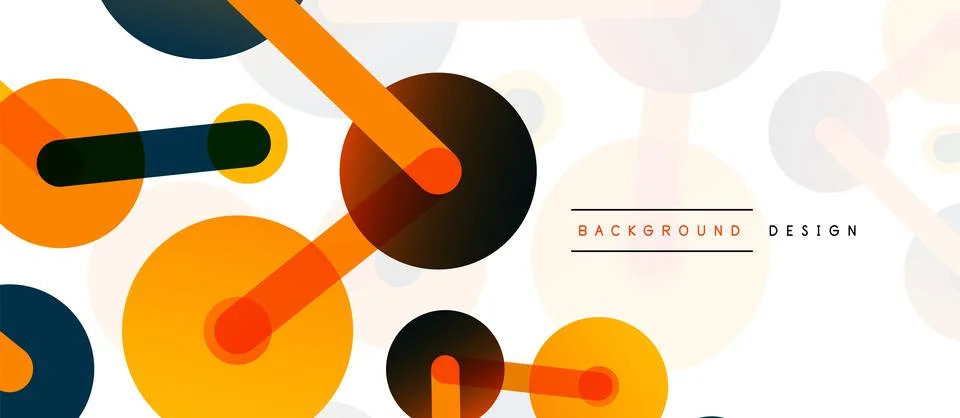 Network concept abstract background. Dots connection. Big data idea. Business Illustrazione stock