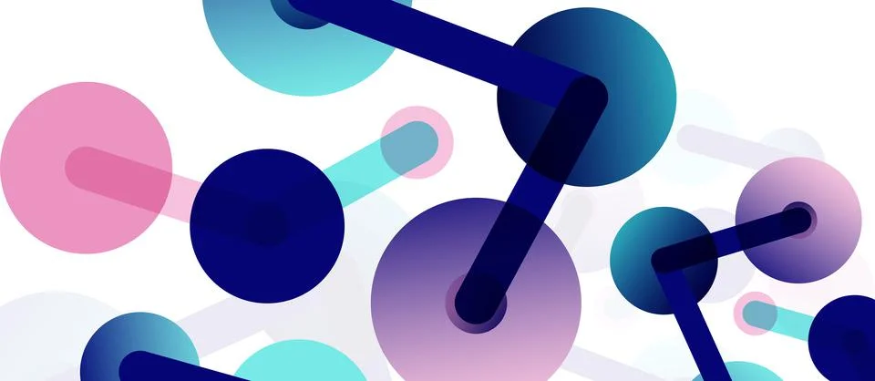 Network concept abstract background. Dots connection. Big data idea. Business イラスト素材