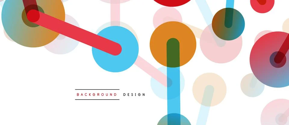 Network concept abstract background. Dots connection. Big data idea. Business Stock Illustration