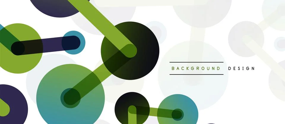 Network concept abstract background. Dots connection. Big data idea. Business Illustrazione stock