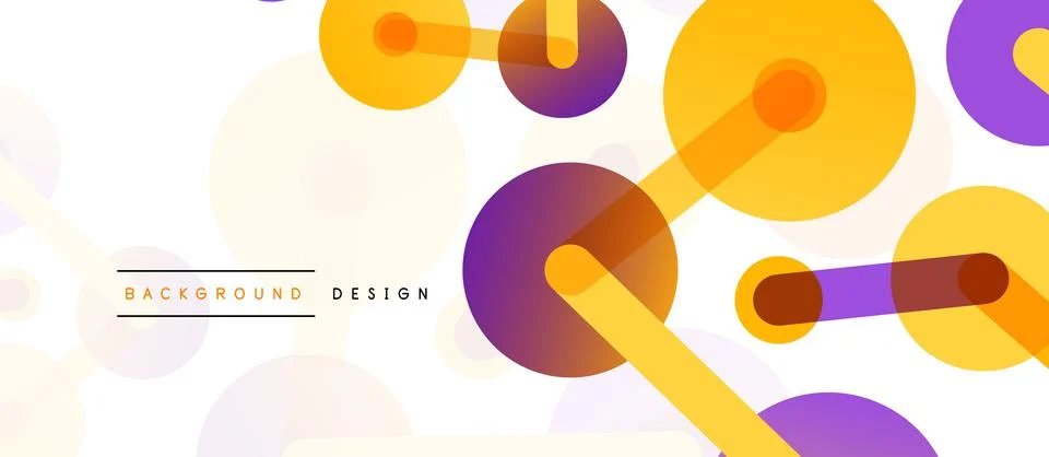 Network concept abstract background. Dots connection. Big data idea. Business Stock Illustration