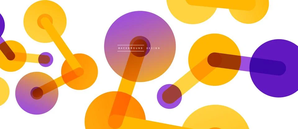 Network concept abstract background. Dots connection. Big data idea. Business Stock Illustration
